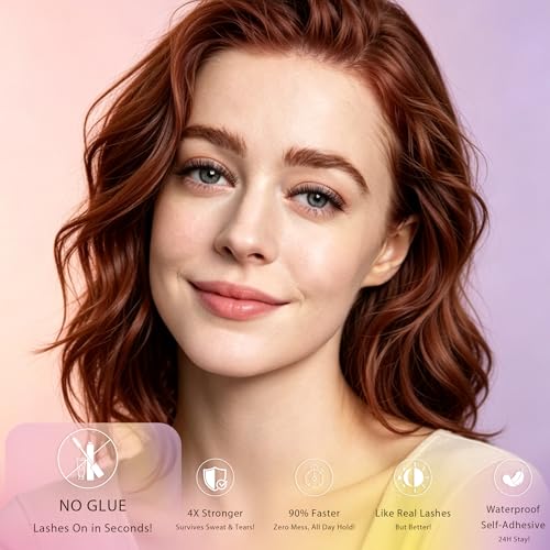 Self-Adhesive Lash Clusters - Natural 10mm for All-Day Wear