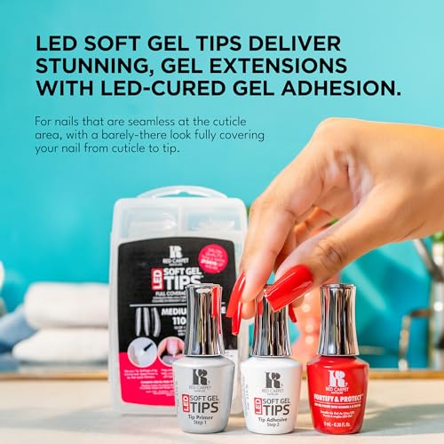 Red Carpet Manicure LED Soft Gel Tip Adhesive - 9ml