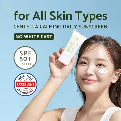 IUNIK Centella Calming Daily Sunscreen SPF 50+ - No White Cast