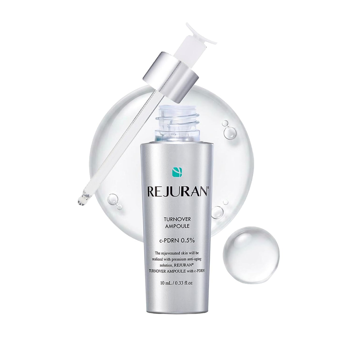Rejuran® Dual Effect Ampoule - Korean Face Serum for Hydration, Firming & Radiance | 10mL Travel Size