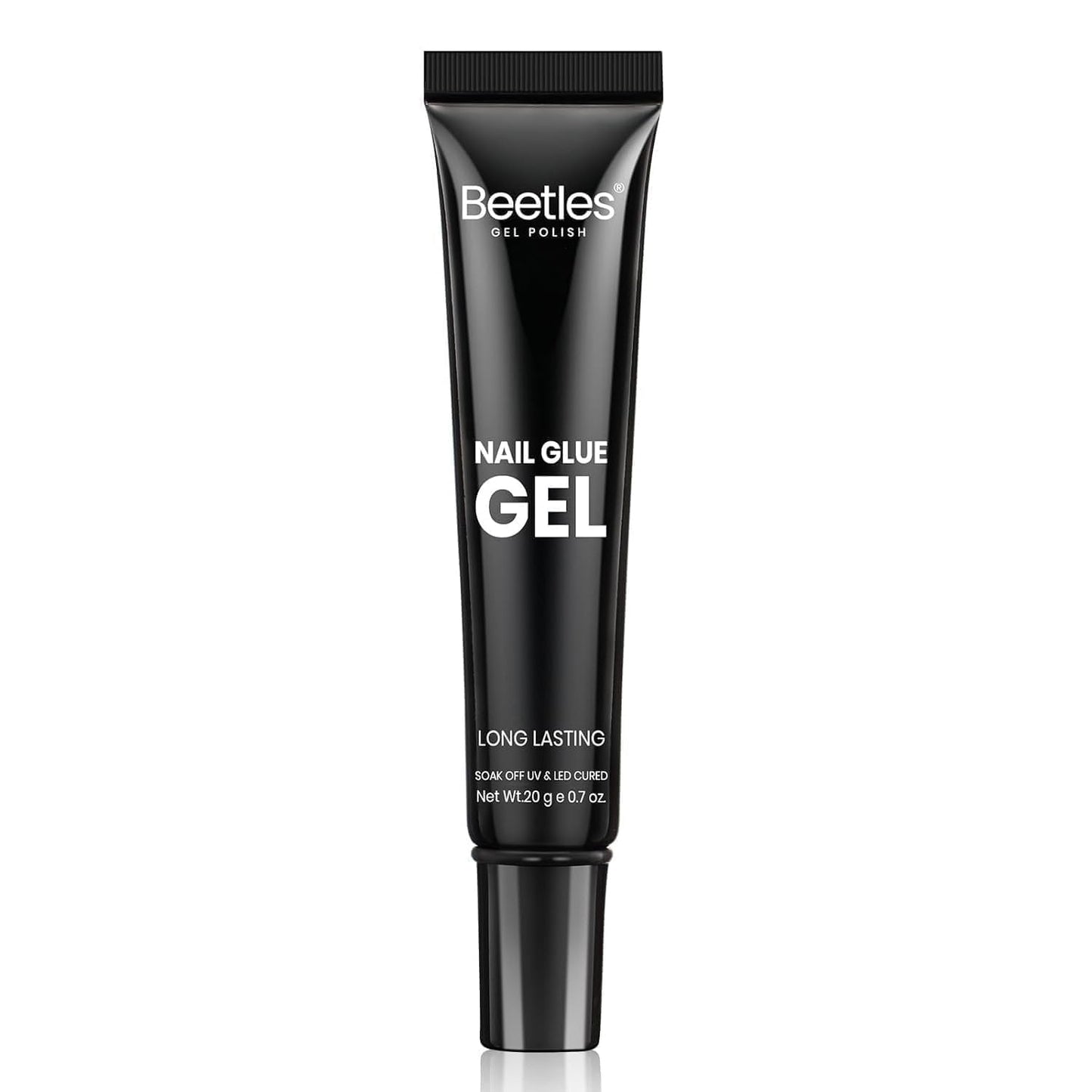 Beetles Gel Nail Kit - Almond Medium 288pcs Nail Tips with Hema-Free Glue Gel | Pre-Etched Half Matte Extension Set for DIY