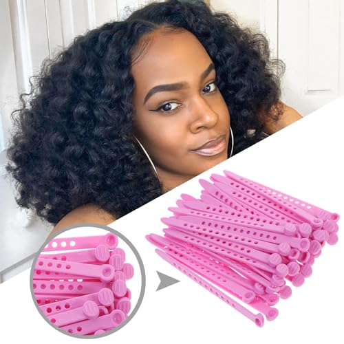 40Pcs Hair Root Perm Bars - Fluffy Curling Rollers for Salon and Home