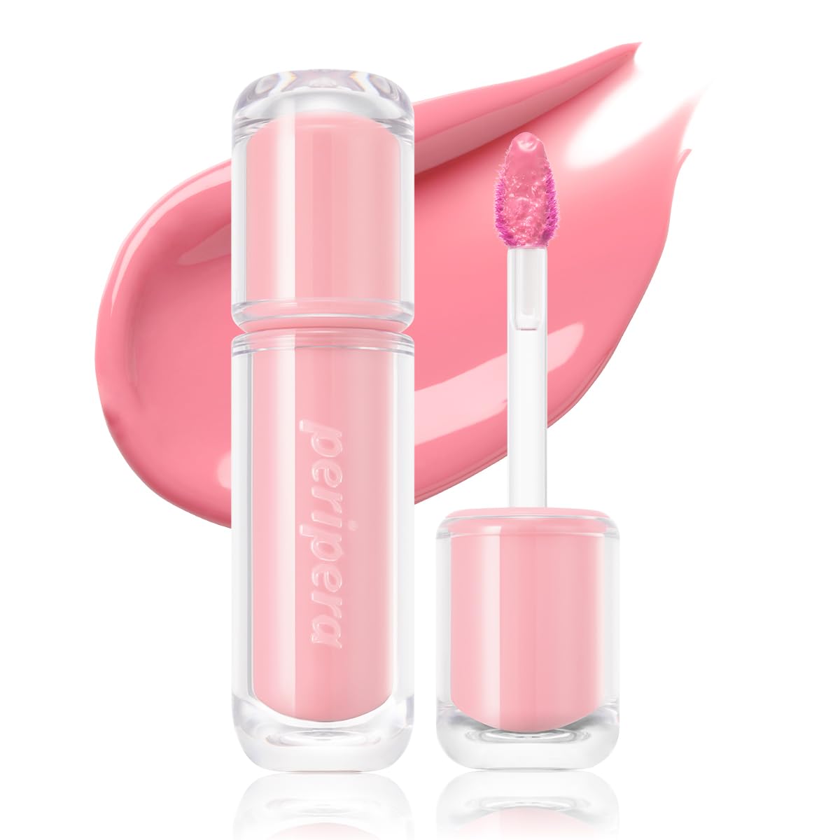 Peripera Mood Glowy Tint - Buildable K-Beauty Lip Tint for Sensitive Lips | Lightweight, Non-Sticky, 01 Tiny Strawberry