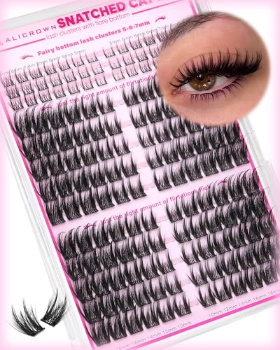 Cat Eye Lash Clusters - Pre-Mapped Wispy Eyelash Extensions Set