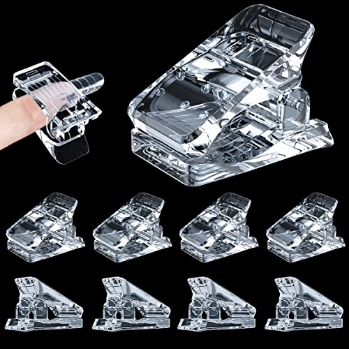 Beloving 10Pcs Nail Tip Clips for Gel Nail Extensions