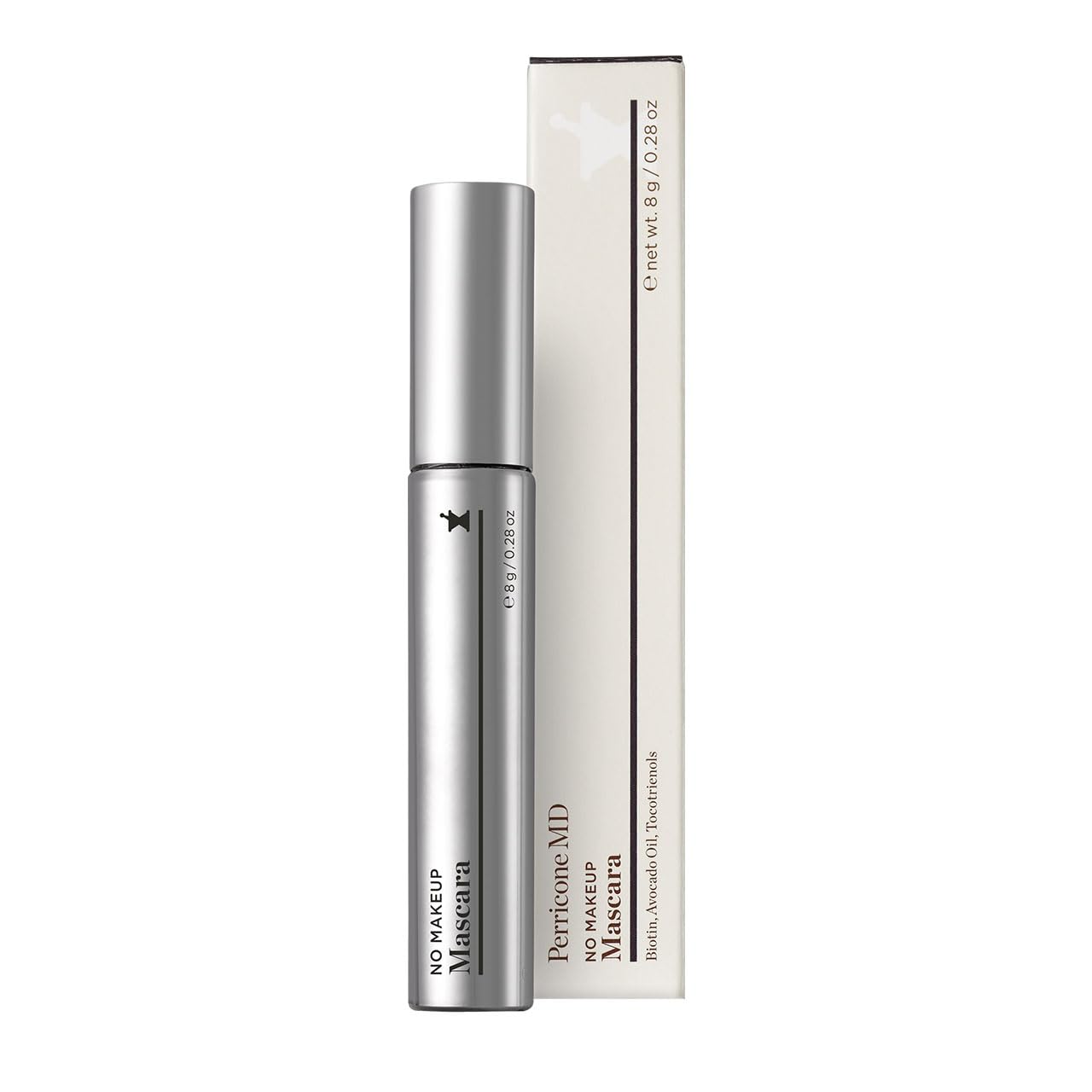 Perricone MD No Makeup Mascara - 2-in-1 Lash Treatment & Volume Boosting Gel | Soft Black, Vegan Formula, 1 Count
