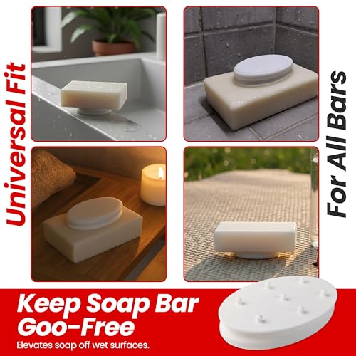 Bar Soap Gripper - Pack of 2, Lightweight Handle, USA Made