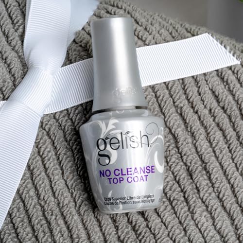 Gelish No-Cleanse Top Coat - UV/LED Gel Nail Polish Sealer, 15mL