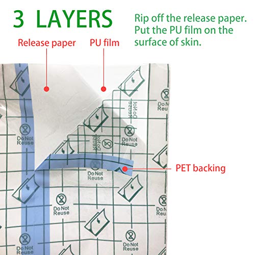 Flatoedu Tattoo Aftercare Bandage Roll 2" x 360" - Waterproof Film