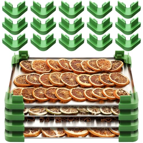 Briwooody 16-Piece Tray Stackers for Harvest Right Freeze Dryer