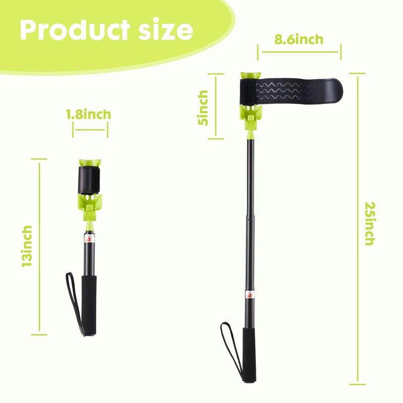 Back Shaver Extension Handle，Razor Extension Handle for Men,Long Handled Razor for Legs and Body,Adjustable Angle Back Trimmer with Telescopic 13-25 Inch Handle, Ideal for Elderly and Self-Care