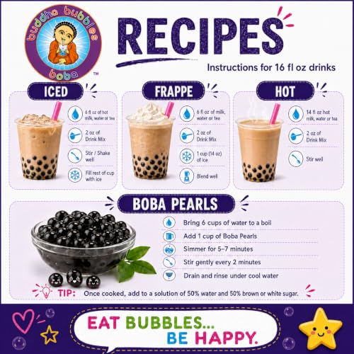 Buddha Bubbles Boba Scoop Slotted Spoon Strainer - Stainless Steel