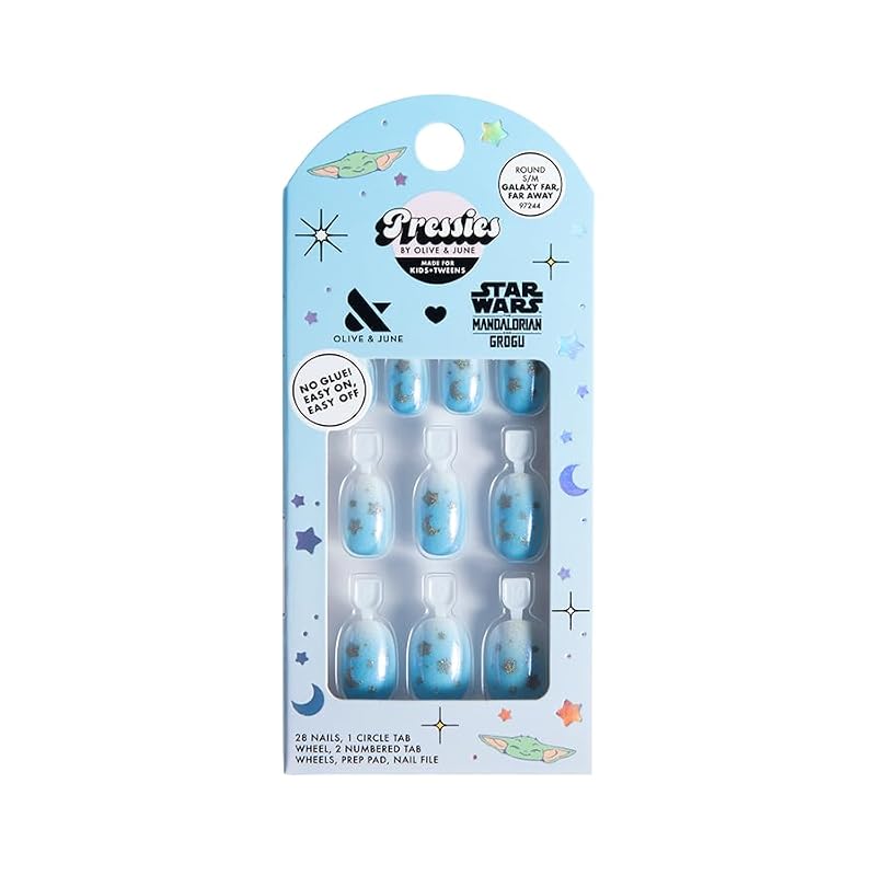 Olive & June Kids Star Wars Press-On Nails - 28 Non-Toxic Tabs
