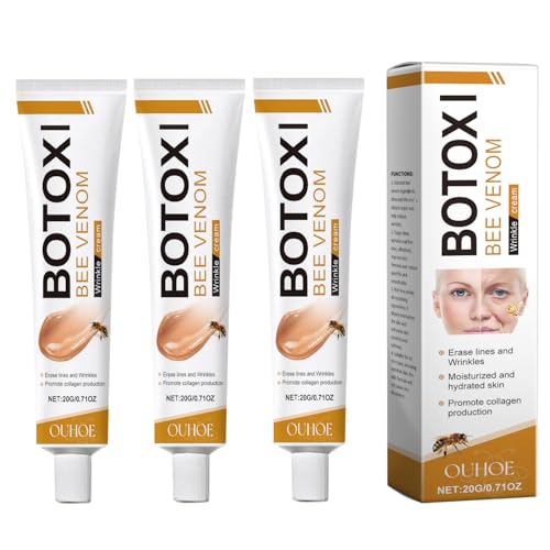 MULPG 3-Pack Bee Venom Wrinkle Removal Cream - Firming, Hydrating 20g