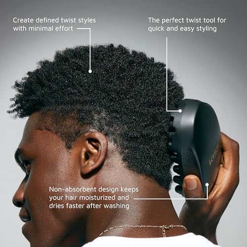 KISS Dual Sided Twist Sponge - Medium, Pack of 2 Hair Styling Tool