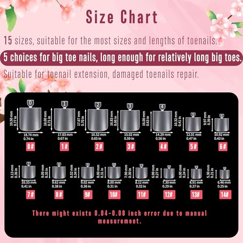 NOVO OVO Sharp Square Toe Nail Tips - 240 Pcs Full Cover Gel Set