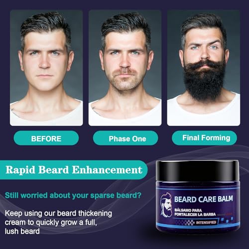 Beard Thickening Balm with Biotin & Caffeine - 3.5 oz