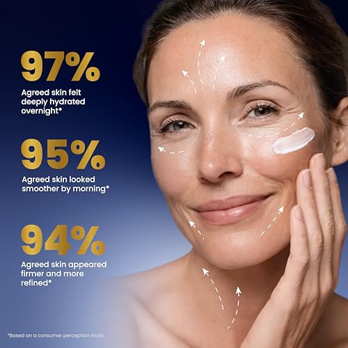 Arvesa Blue Night Cream - Anti-Aging Moisturizer with Retinol & Peptides