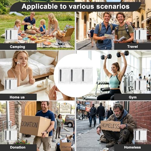 Lomgwumy 50-Pack Individual Vanity Kits for Hotels & Travel