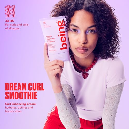 Being Dream Curl Smoothie Curl Enhancing Cream, Coconut Oil & Shea, 12 oz (2 Pack)