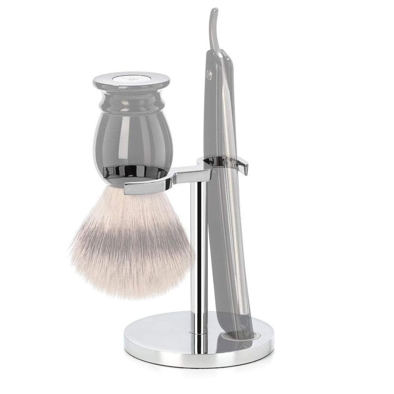 MÜHLE Universal Stand for Razors & Shaving Brushes | Shave Accessory | Chrome Modern Design
