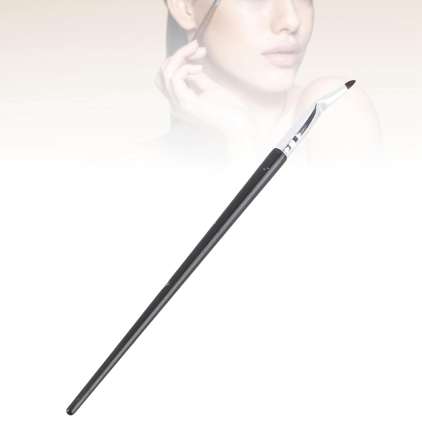 Angled Eyeliner Brush Set - 5PCS Fine Bent Makeup Brushes for Gel, Eyebrow Powder & Concealer Application