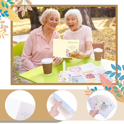 Motiskyy 24 Pack Religious Thinking of You Cards with Envelopes