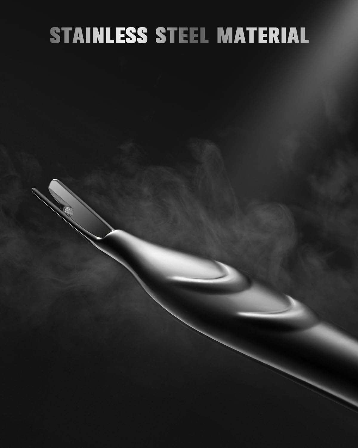 FERYES Cuticle Pusher & Trimmer - 2-in-1 Stainless Steel Nail Care Tool for Manicures & Pedicures | Silver