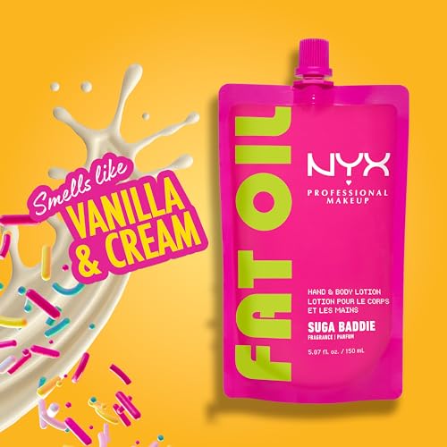 NYX Fat Oil Hand & Body Lotion - Suga Baddie Vanilla, 24HR Hydration