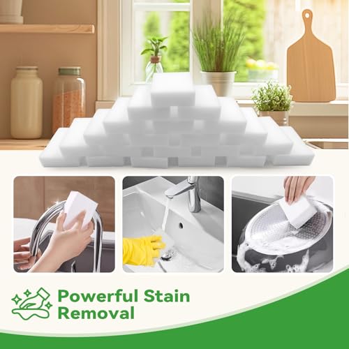 YDN Clean Melamine Magic Sponge Eraser - 50 Pack for Multi-Purpose Cleaning