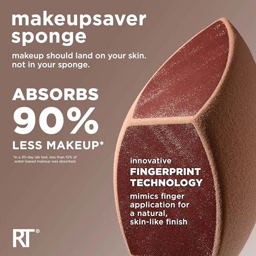 Real Techniques Makeupsaver Sponge & Brush Trio for Flawless Makeup