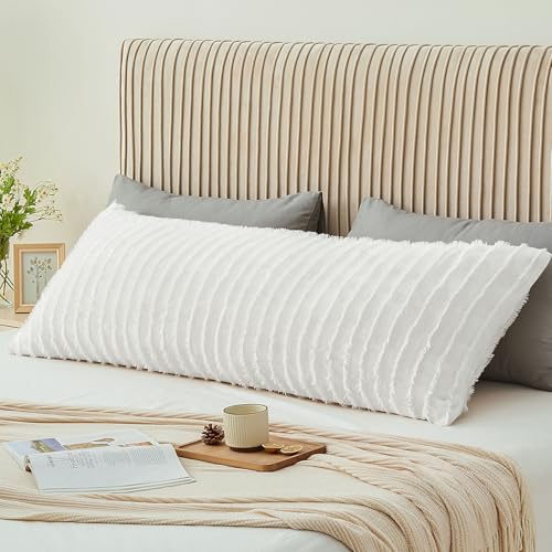 BEDELITE Boho Body Pillow Cover, 20x54 Inch, Super Soft Fleece