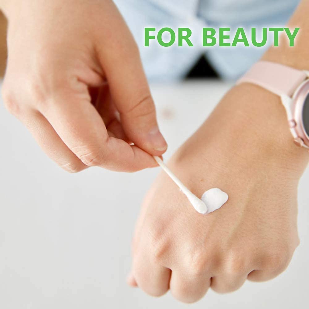 Bamboo Cotton Swabs - Eco-Friendly Wooden Q-Tips | 1200 Pack