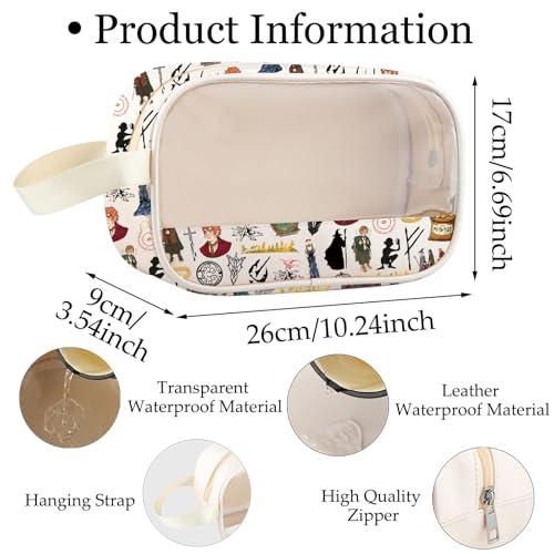 Fantasy Movie Quote Makeup Bag - Waterproof Travel Toiletry Organizer