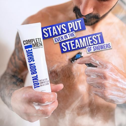 Sensitive Skin Men’s Shaving Cream - Gentle Face & Body Razor Bump Protection