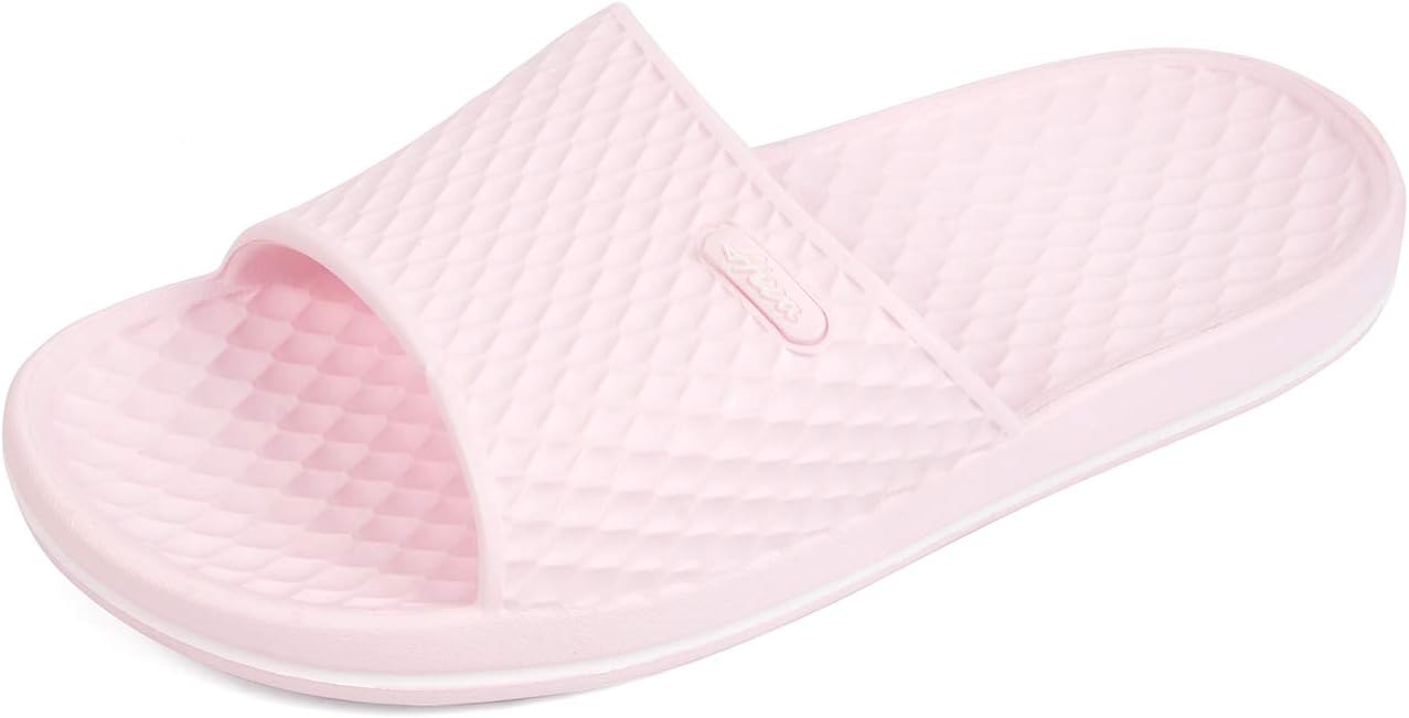 FunkyMonkey Women's Non-Slip Shower Slippers - Indoor & Beach Sandals | Comfortable & Stylish
