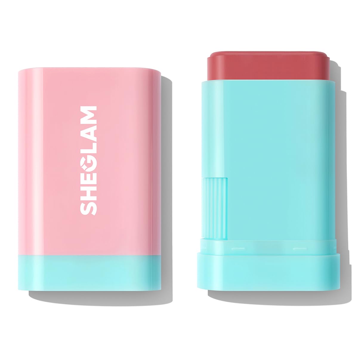 Glass Glow Blush Stick - Waterproof Cream Blush for Cheeks & Lips | Hydrating Tinted Moisturizer - Pink Lemonade