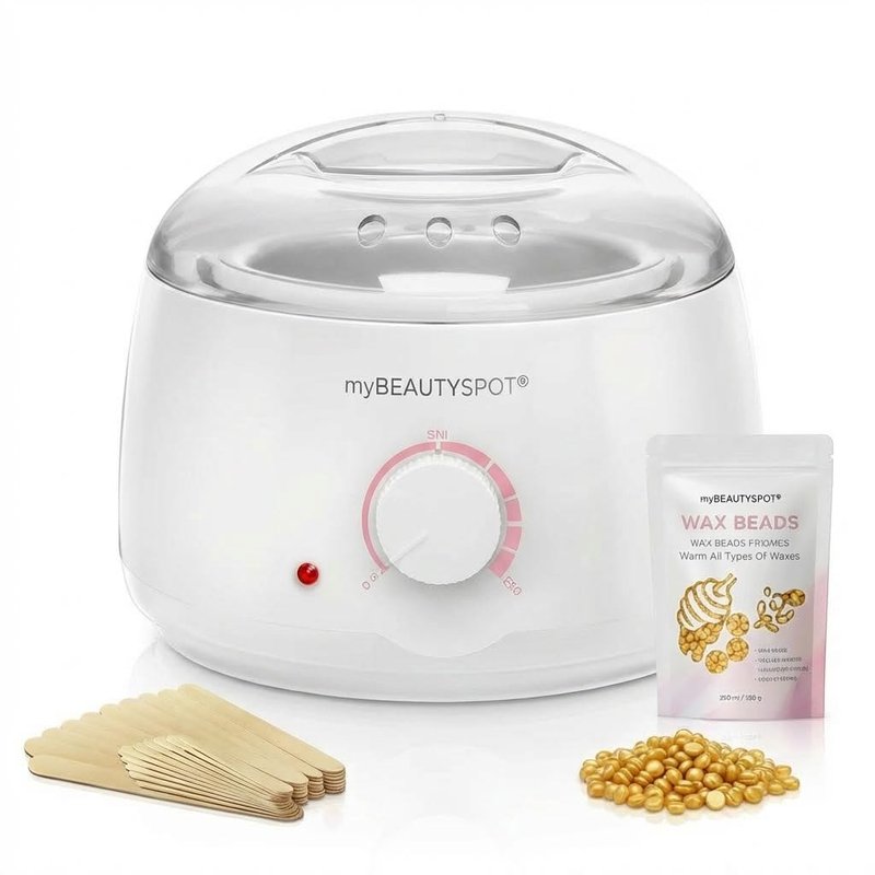 My Beauty Spot Wax Warmer for Hair Removal Kit - Electric Wax Machine for Women at Home - Full Body Bikini Brazilian - Includes Hard Wax Beads & Applicator Sticks