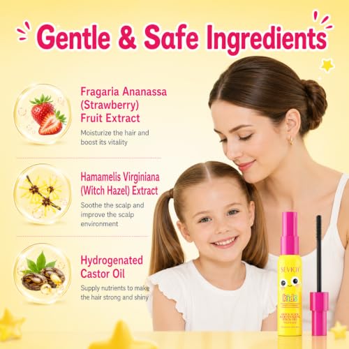 SEVICH Kids Hair Finishing Stick - Dinosaur Themed Flyaway Tamer (40ml)