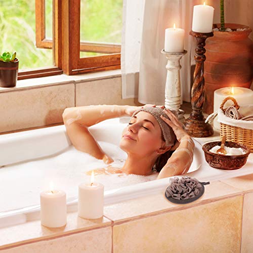 Boao Mesh Bath Shower Pouf Set of 6 - Exfoliating Body Sponges for Smooth Skin