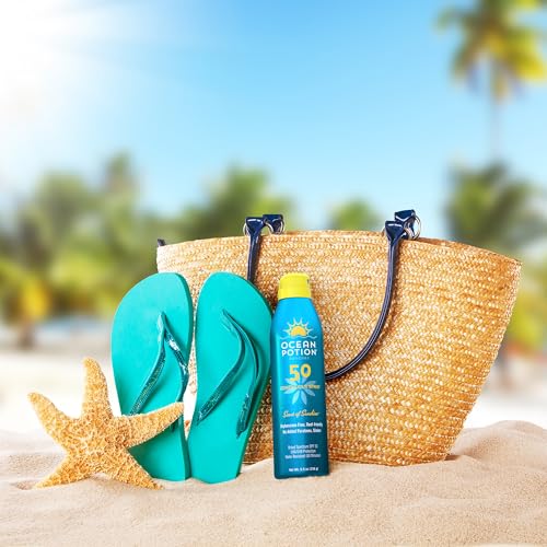Ocean Potion Sunscreen Spray SPF 50 - 5.5 Fl Oz, Non-Greasy, Water-Resistant