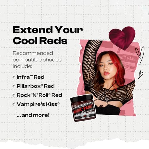 Manic Panic Rock Me Red Color Depositing Conditioner - 8oz