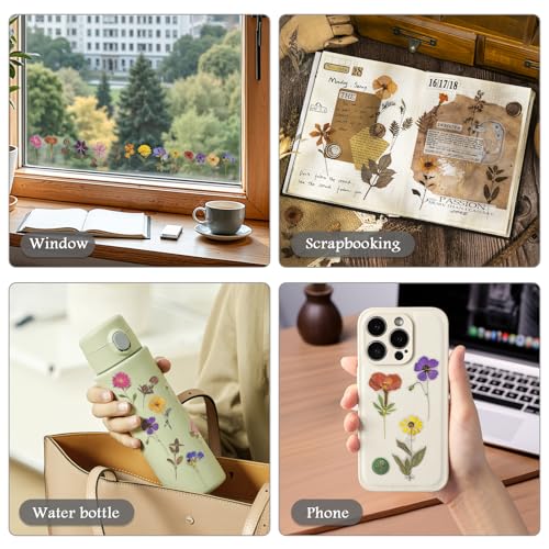 320PCS Floral Stickers Set for Card Making - Easy Peel Designs