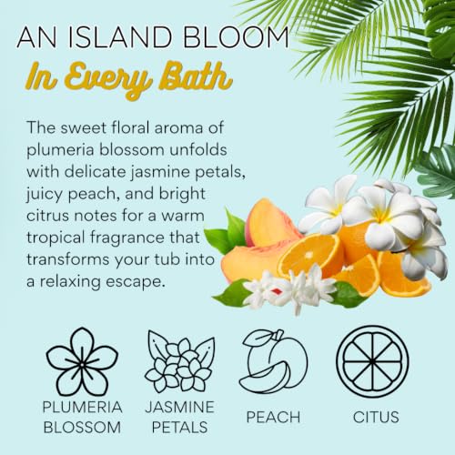 Primal Elements Detoxifying Sea Salt Soak - Plumeria Bubbling Bath Salts