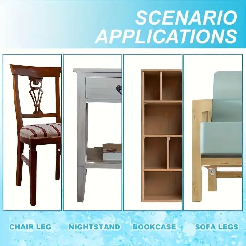 Corner Bracket Set - 10pcs Heavy-Duty Brackets with Screws for Wooden Furniture | Ideal for Chairs, Drawers, Cabinets