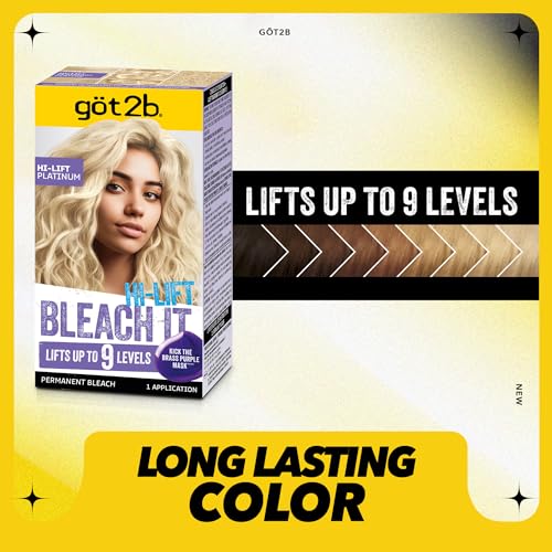 Got2B Bleach It Hi-Lift Platinum Blonde Hair Color Kit - 9 Level Lift