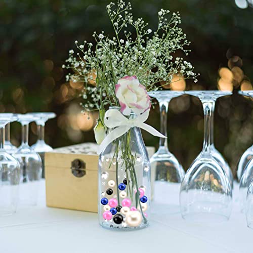 100PCS Creamy White No-Hole Pearl Beads for Vase Fillers & Decor