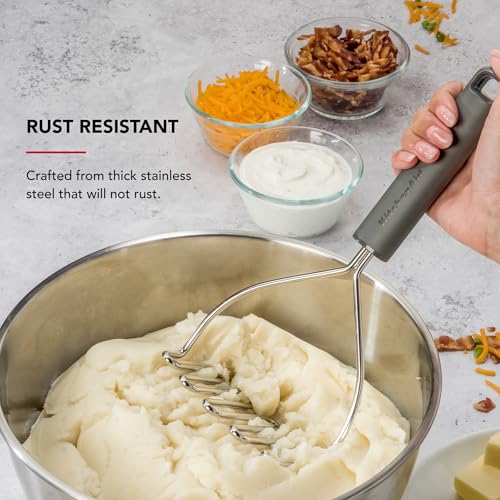 KitchenAid Stainless Steel Wire Masher with Ergonomic Handle