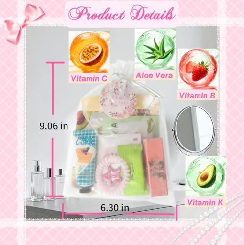 77PCS Spa Party Supplies Kit for Girls - Facial Masks & More