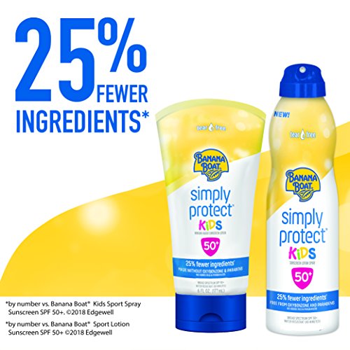 Banana Boat Kid Mineral Sunscreen Lotion SPF 50+ 6oz Tear-Free & Fewer Ingredients